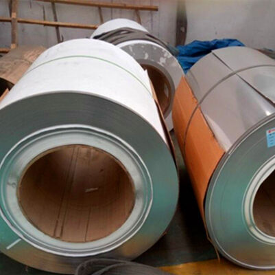 Präzisions-Edelstahlband mit 0,1 mm Toleranz und No4-Oberflächenausführung für HLK-Sanitär- und Strukturbauteile