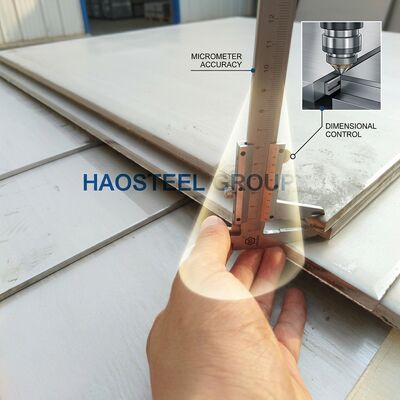 ASTM A240 304 Edelstahlplatte 2B Veredelung 0,3 mm-100 mm Dicke 1219x2438 mm für den industriellen Bau